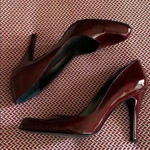Nine West Wine Patent Pump